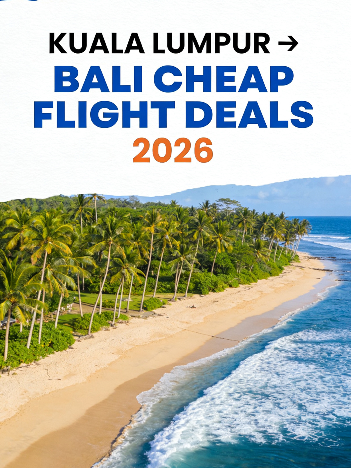 Mendambakan matahari, ombak & suasana tropis? Penawaran tiket penerbangan murah BESAR dari Kuala Lumpur (KUL) ke Bali (DPS) sedang LIVE!

Penerbangan langsung dengan AirAsia & Batik Air, hanya 3 jam tanpa henti! Satu arah mulai dari RM149, pulang pergi mulai dari RM299 saja!

Bulan terbaik: Maret, April, Oktober (harga terendah). Terbang pada hari Selasa/Rabu untuk penghematan ekstra. Pesan 2–4 minggu lebih awal, atur peringatan harga! Kursi terbatas—dapatkan sebelum habis! Kemas ringan & terbang ke surga dengan biaya lebih murah!