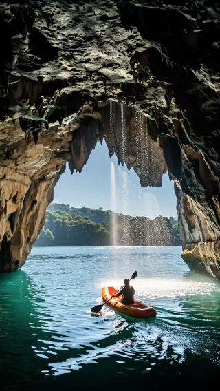 安昌の廊棚の下、川下りの夏は軒先の滴る水と共に
