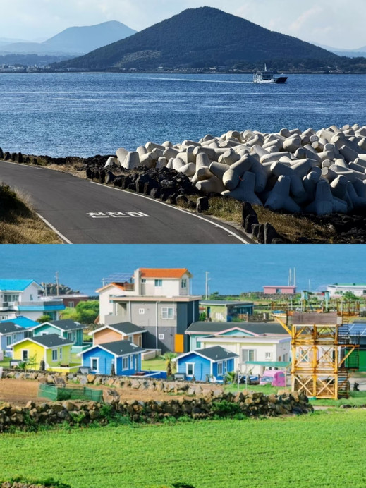 電動バイクでオレンジ色の海に沈む夕日を追いかけて。 | Trip.com 西帰浦市