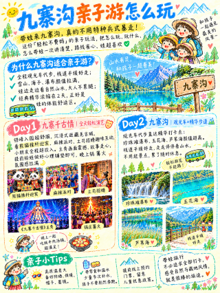 Traveling to Jiuzhaigou with Kids: A 2-Day, 1-Night Guide for a Relaxing Trip
