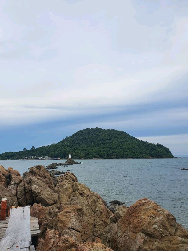 ✨️จุดชมวิวเจดีย์กลางน้ำ บ้านหัวแหลม🏝