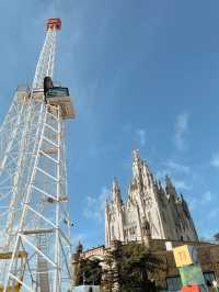 巴塞隆拿🇪🇸 俯覽城市風光”蒂比達博山Tibidabo”