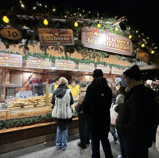 Viennese Christmas wonderland at city hall sq