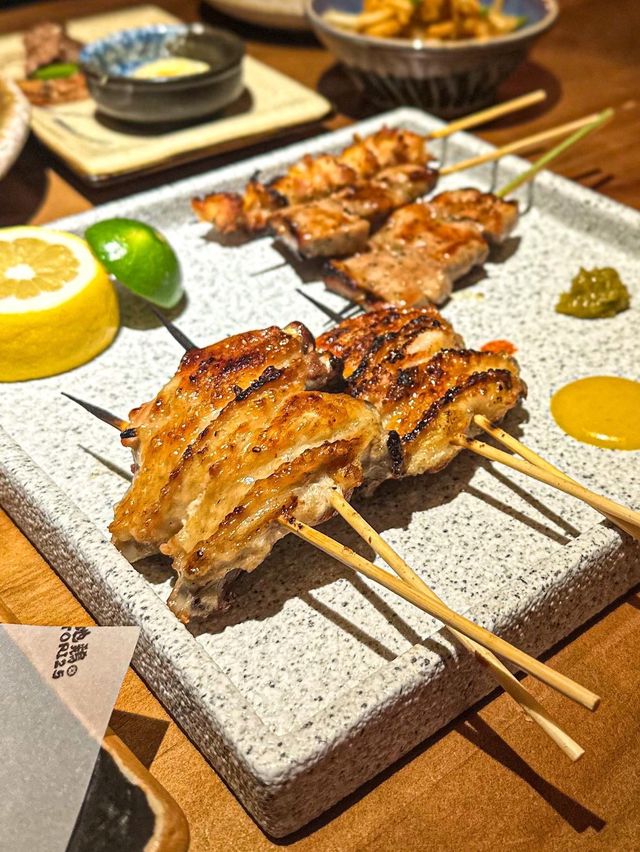 炭火地雞｜以日本備長炭製串燒🔥甚有日本居酒屋氣氛