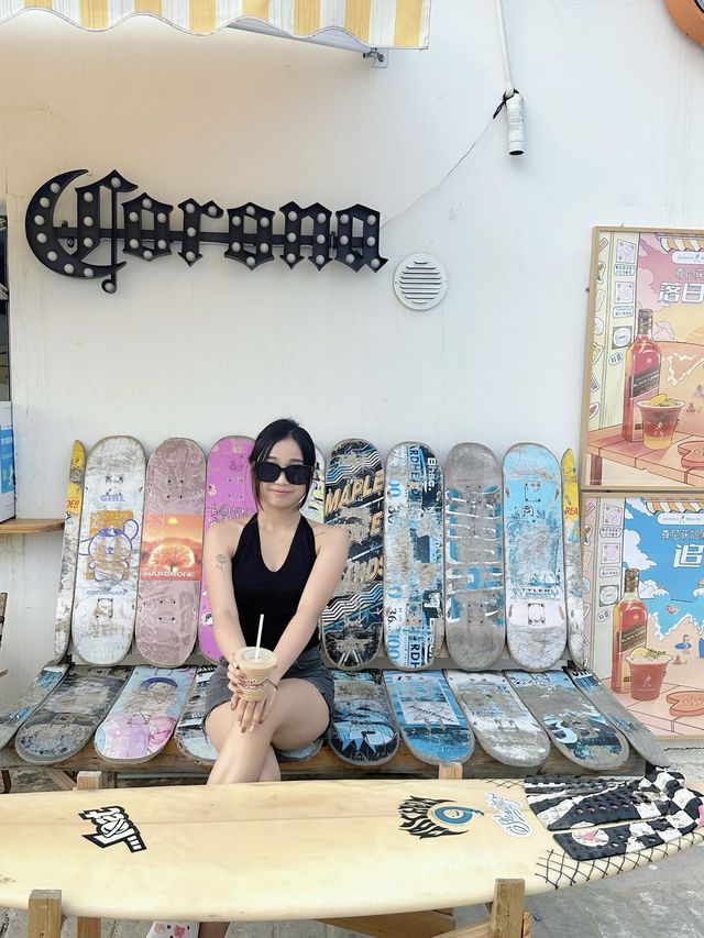 汕尾紅海灣sunset落日沖浪店必去☕️📷太美啦