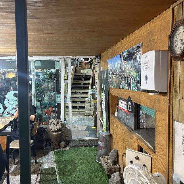 남천동 운치 가득한 초록숲, 남천녹차팥빙수