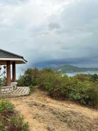 下雨天行山日