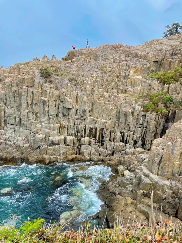 【絶景】ギリギリまで行ける！迫力満点の断崖絶壁！東尋坊🌊