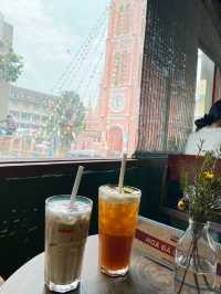 Café Overlooking Tan Dinh Church, Saigon🇻🇳
