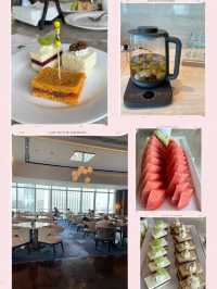 「深圳前海華僑城JW萬豪酒店，行政樓層享受下午茶和晚餐」
