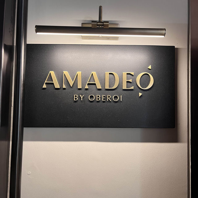 🇮🇳四大菜系交響樂「AMADEO By Oberoi」