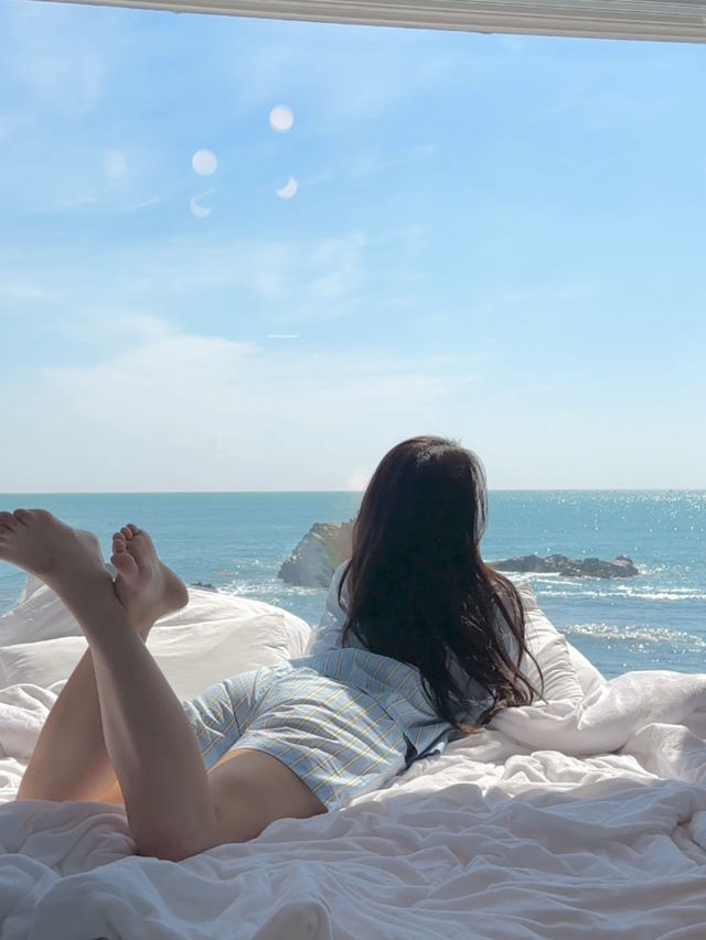 오션뷰1열 푸른바다 액자뷰 감성캠핑장 