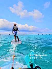 【宮古島】カヤック・SUP漕ぐ必要なし👍️楽々ユニの浜ツアー