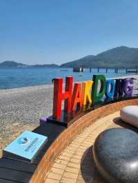 몽돌이라 놀기좋은 거제 학동해수욕장🏖