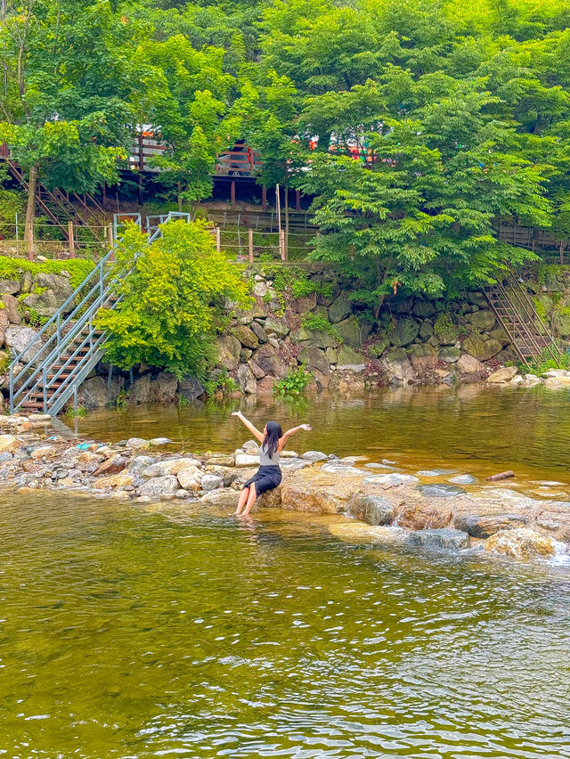 등산 후 계곡물놀이 할 수 있는 덕유산⛰