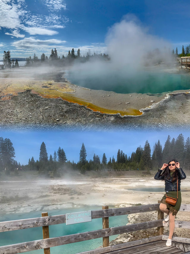 Exploring Yellowstone National Park:Geysers, Wildlife, and a Stay at Old Faithful Inn