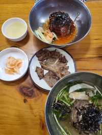 고기랑 싸먹는 막국수가 맛있는 논산맛집