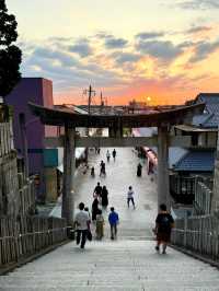 【福岡県】美しい「光の道」の光景