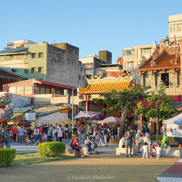 "Tamsui ตั้นสุ่ย"จุดชมวิวพระอาทิตย์ตก ไทเป