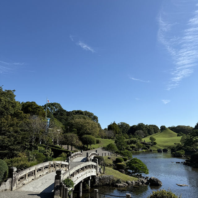 熊本市內景點 小富士山🗻日式庭院 水前寺成趣園🌳