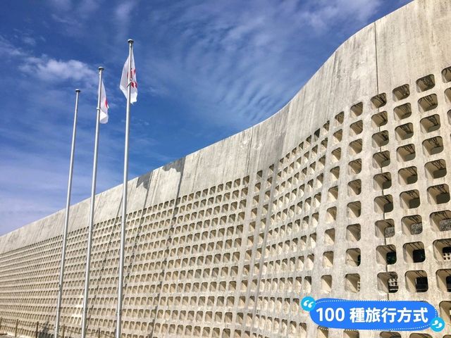 日本沖繩-外型吸睛的縣立博物館&美術館