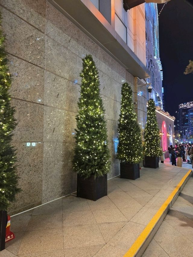화려한 크리스마스여행 롯데백화점 본점❤️