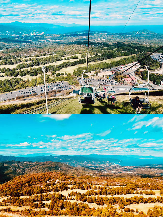 【日本伊東】大室山登山吊椅：伊豆半島美景，遠眺富士山