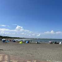 Surfing at Taito Beach chiba