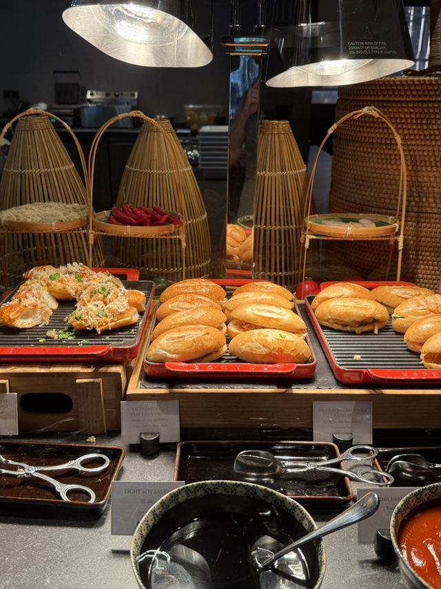 Amazing luxury breakfast buffet🏝️