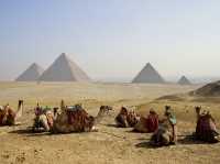 Fun Camel Ride at the Pyramids of Giza🐫
