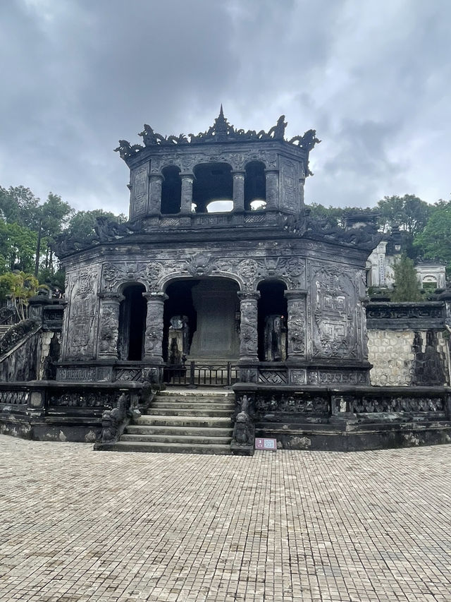 Ascend up the Tomb of Emperor Khai Dinh