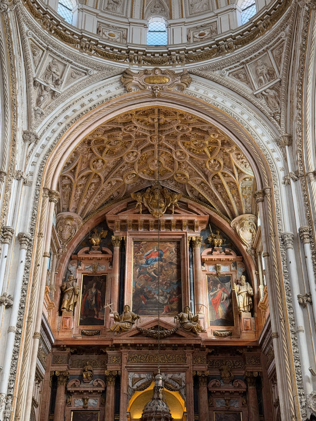 When a mosque was redesigned into a cathedral in Cordoba
