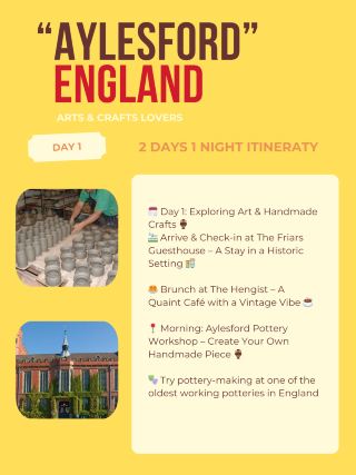 Aylesford 2-days itinerary 