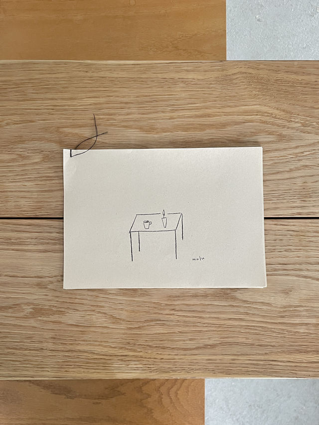 望遠エリアにある"mulu"🩵