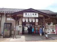 郡上八幡駅とフジの花を観光！