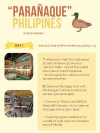 Parañaque for Culture Buffs & Spiritual 