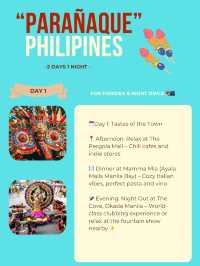 Parañaque itinerary 