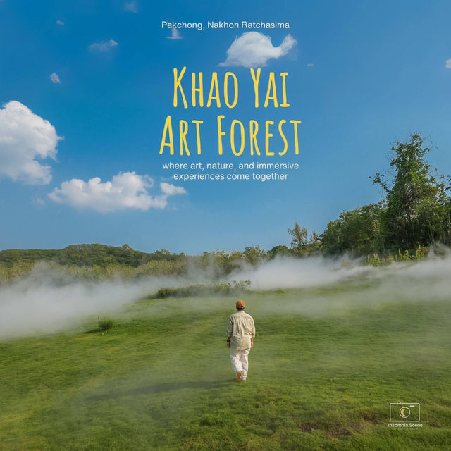 เปิดประสบการณ์ชมงานศิลป์กลางป่าใหญ่🌿