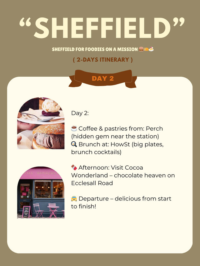 Sheffield for Foodies on a Mission 🍔🌮🍰