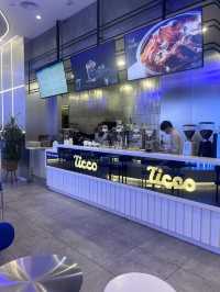 Chillin' in Blue: Sippin' Hazelnut Vibes at Ticco
