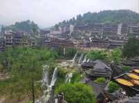 Waterfall Town with Vibes