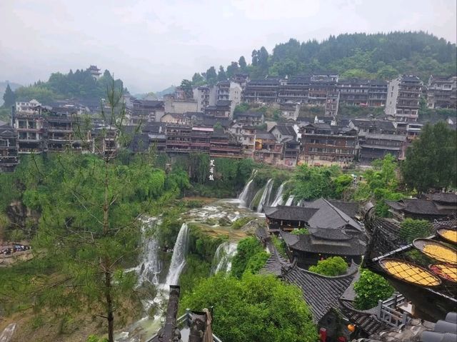 Waterfall Town with Vibes