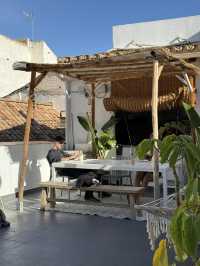 A jungle styled hostel in Malaga