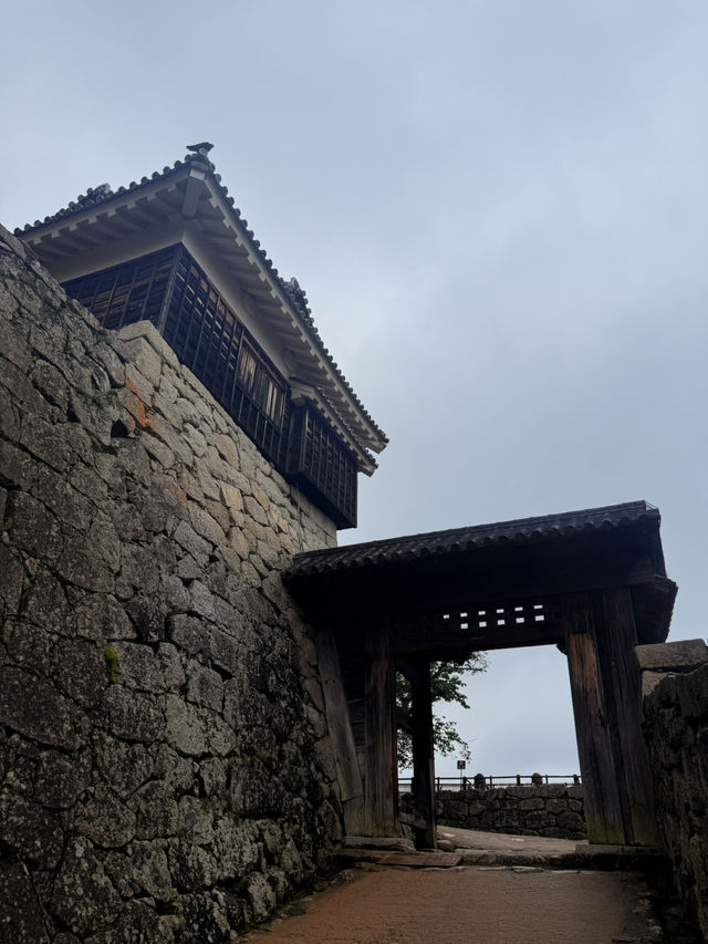 松山｜3個家族4種家徽 多次火災重建的機關巧妙的松山城 