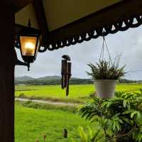 cozy and rustic accommodation that blends natural charm with a peaceful atmosphere
