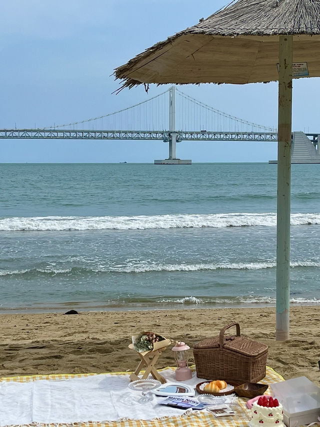 [부산광안리 피크닉]광안리 해변에서 감성가득 사진찍고 여유로운 피크닉