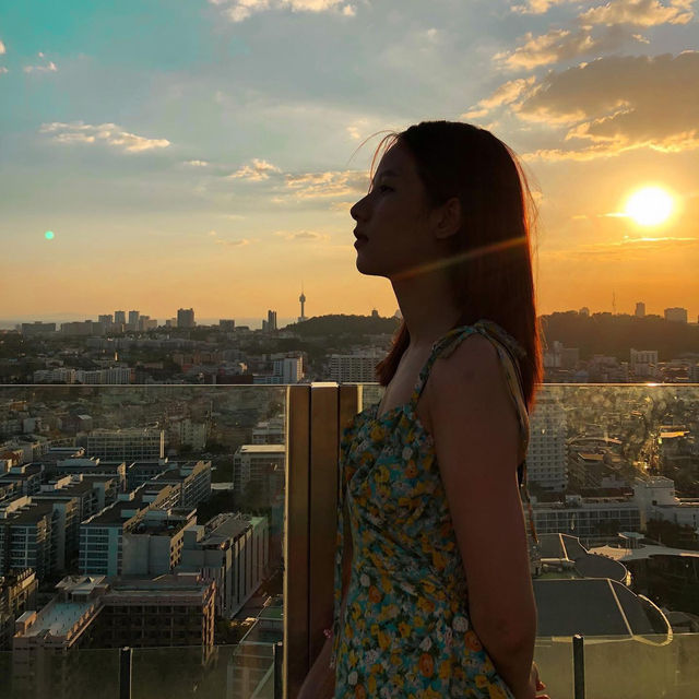 ชมวิวพระอาทิตย์ตก 360 องศา|พัทยา🌅
