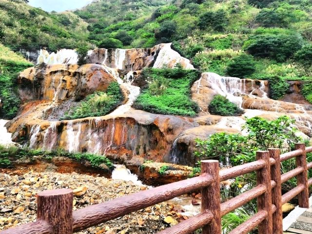 A Glimpse of Gold: Taiwan’s Golden Waterfalls