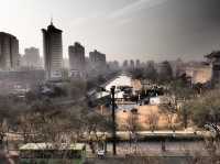 Day & Night view of Xi’An City Wall 