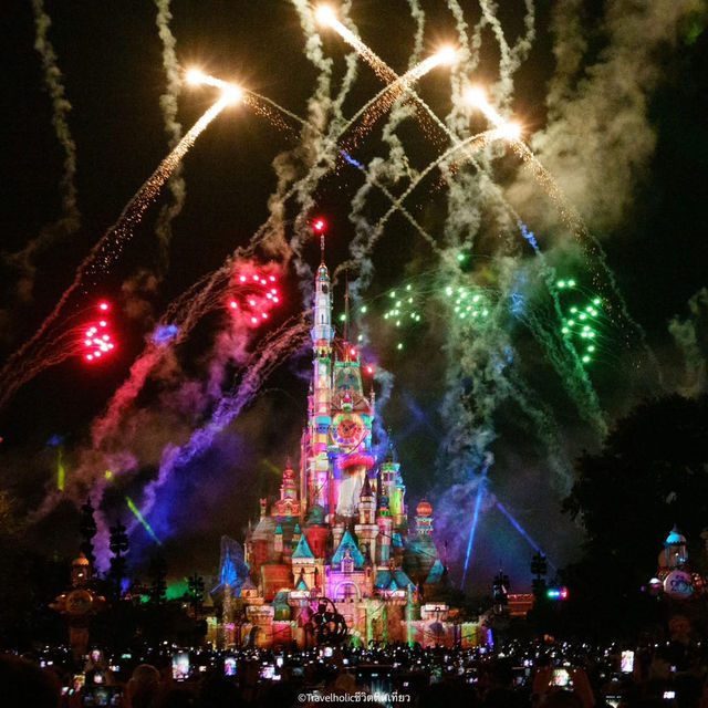 พลุฉลอง 20 ปี Hong Kong Disneyland  คือพีคมาก